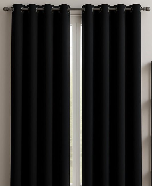 Black Blackout Curtain