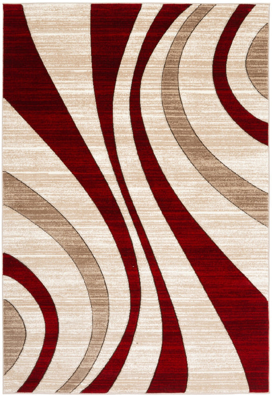 Carpet Ibiza Carving 5041 CREAM RED