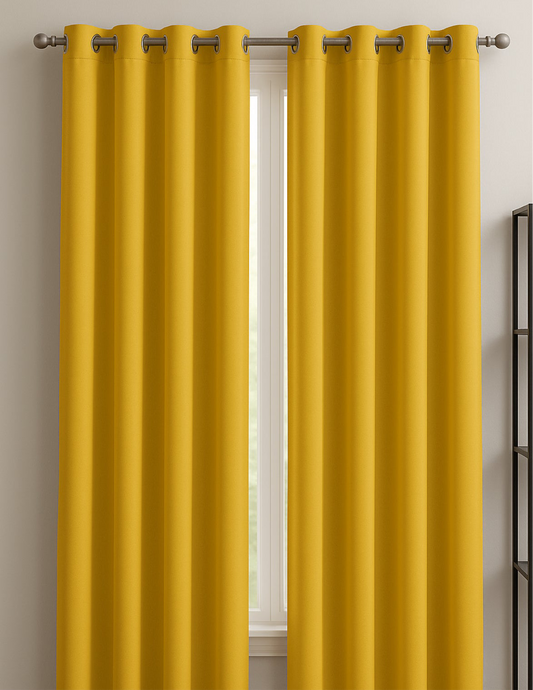 Yellow Blackout Curtain
