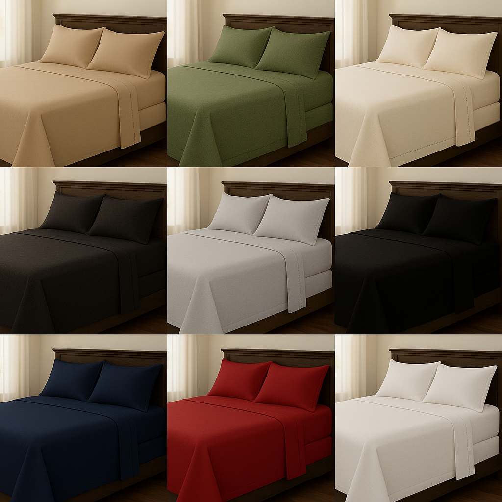 Microfiber Solid Sheet Set