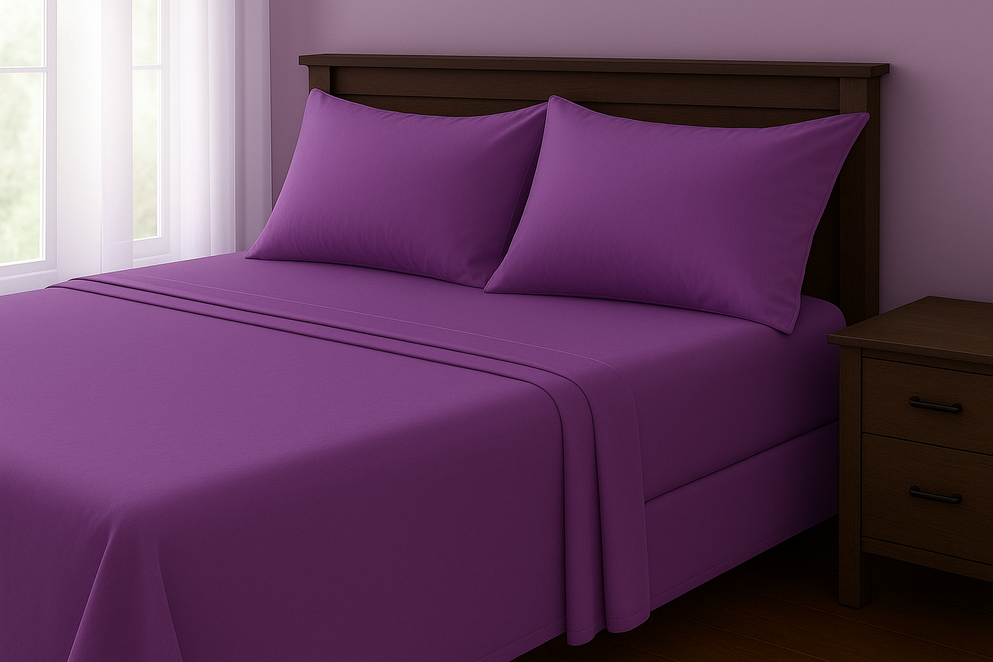 Microfiber Solid Sheet Set