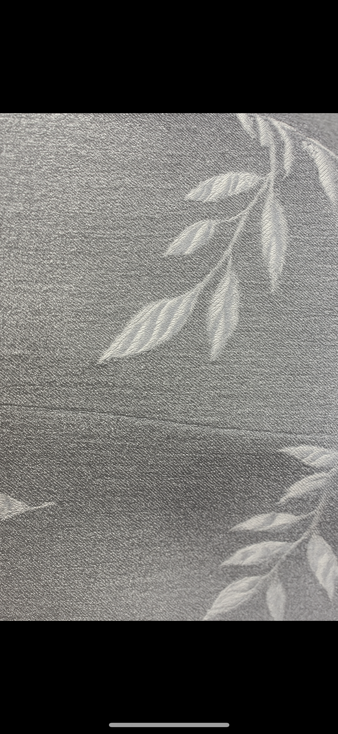 Jacquard Panel with Leaf Design