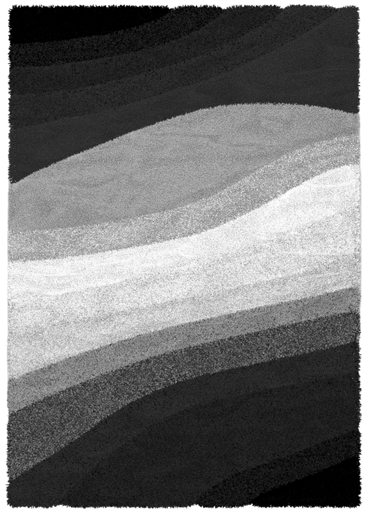 Carpet Auston Shag P712A Anthracite Gray