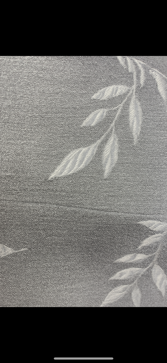 Jacquard Panel with Leaf Design