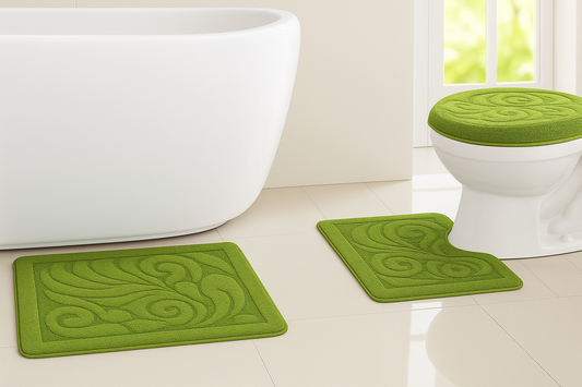 Solid 3 Pc. Bathmat Set