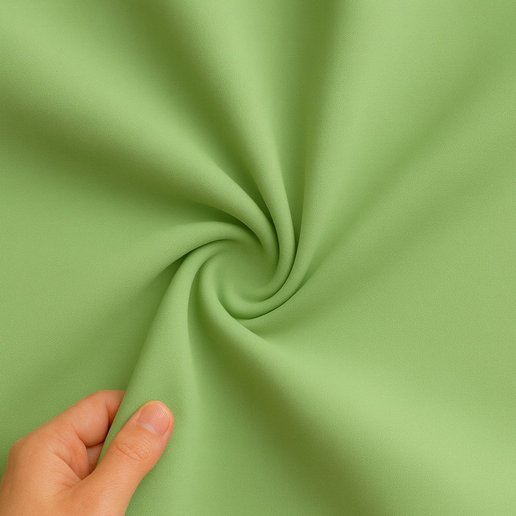 Sage Solid Blackout Curtain